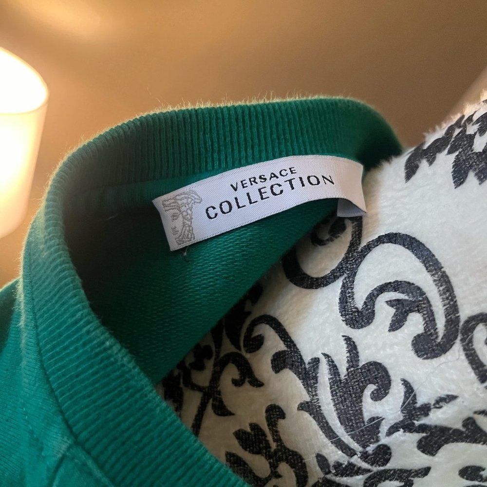Versace Collection Crew Neck Long Sleeve Sweatshirt - Picture 4 of 4